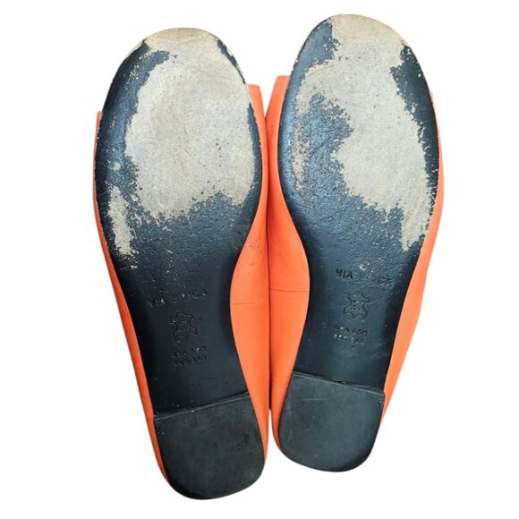 Via Spiga Women's Hana Leather Slide Sandals Size 6.5 - Picture 9 of 11